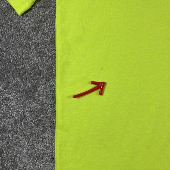 Carhartt T Shirt Mens XXL Loose Fit Idaho Cleanup Project Neon Yellow - Picture 8 of 14